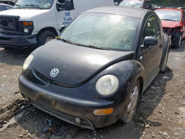 3VWCC21C2YM464468 - 2000 VOLKSWAGEN NEW BEETLE შავი ფოტო 2