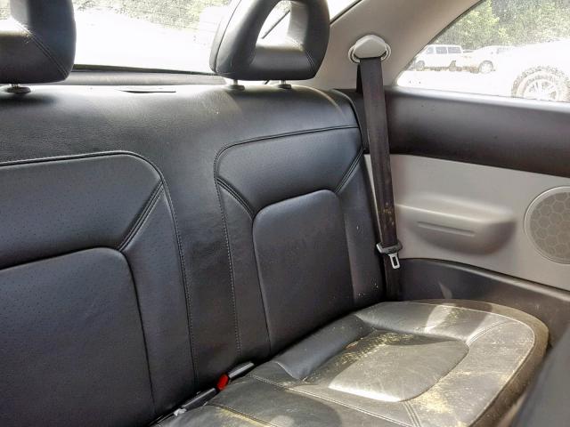 3VWCC21C2YM464468 - 2000 VOLKSWAGEN NEW BEETLE შავი ფოტო 6