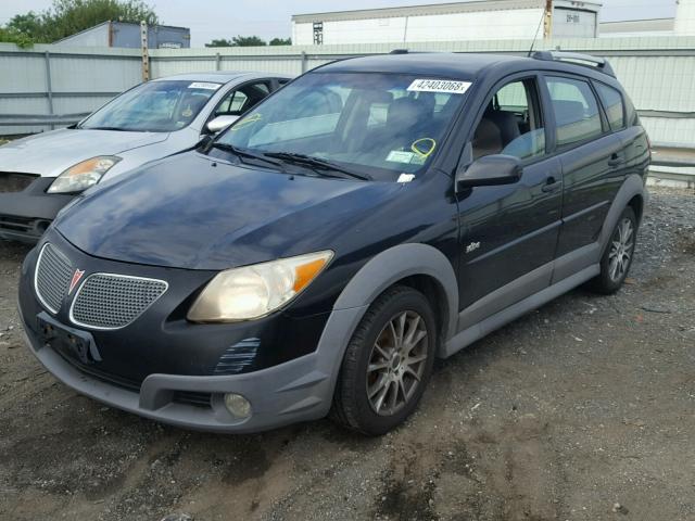 5Y2SL63815Z455141 - 2005 PONTIAC VIBE BLACK photo 2