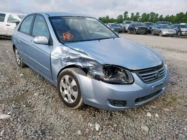 KNAFE121785494067 - 2008 KIA SPECTRA EX BLUE photo 1