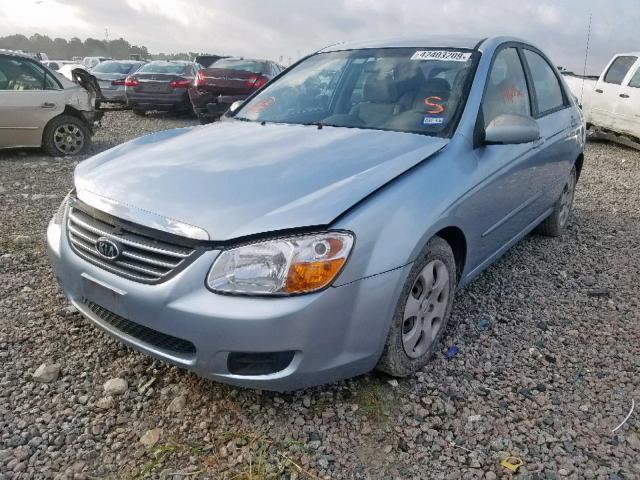 KNAFE121785494067 - 2008 KIA SPECTRA EX BLUE photo 2