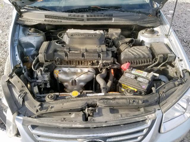 KNAFE121785494067 - 2008 KIA SPECTRA EX BLUE photo 7