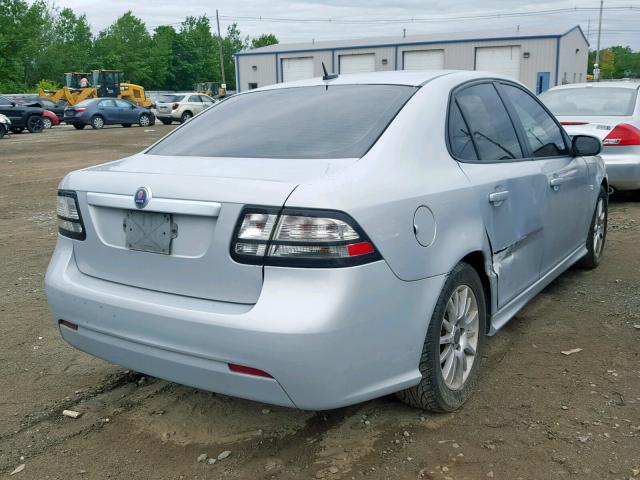 YS3FB49Y381128249 - 2008 SAAB 9-3 2.0T SILVER photo 4