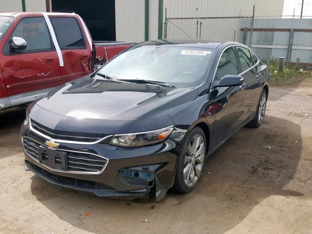 1G1ZH5SX7GF357182 - 2016 CHEVROLET MALIBU PRE BLACK photo 2