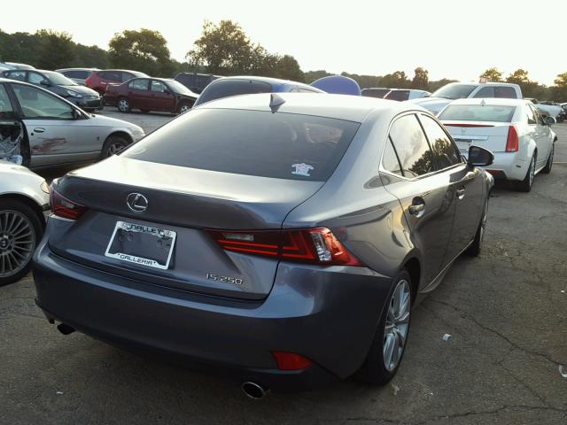 JTHBF1D25E5020018 - 2014 LEXUS IS 250 GRAY photo 4