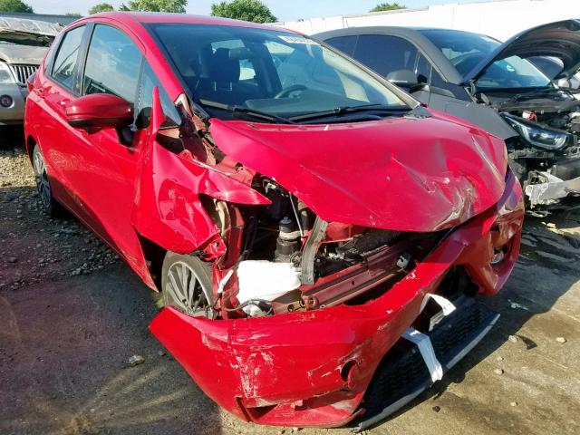 3HGGK5H85FM742109 - 2015 HONDA FIT EX RED photo 1