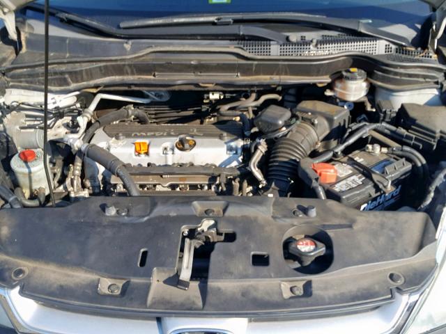 5J6RE4H7XAL037312 - 2010 HONDA CR-V EXL SILVER photo 7