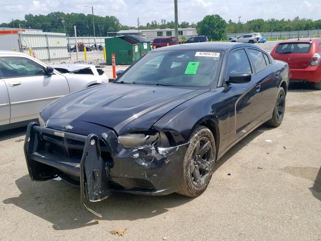 2B3CL1CT9BH539670 - 2011 DODGE CHARGER PO BLACK photo 2