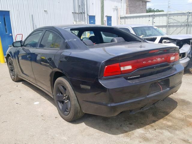 2B3CL1CT9BH539670 - 2011 DODGE CHARGER PO BLACK photo 3