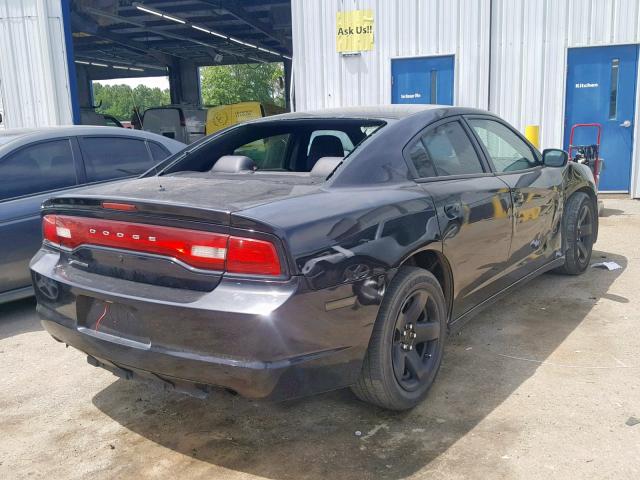 2B3CL1CT9BH539670 - 2011 DODGE CHARGER PO BLACK photo 4