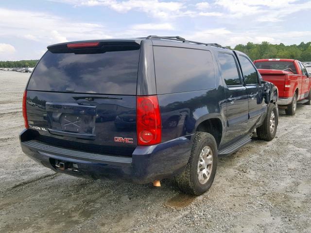 1GKFC16027J391403 - 2007 GMC YUKON XL C BLUE photo 4