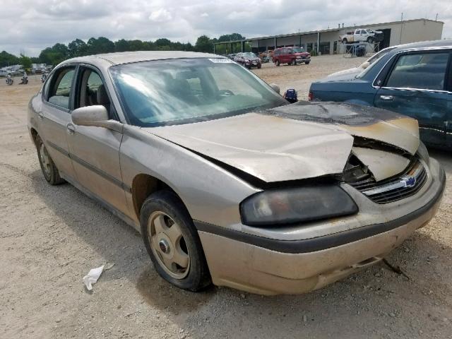 2G1WF52E239389063 - 2003 CHEVROLET IMPALA GOLD photo 1