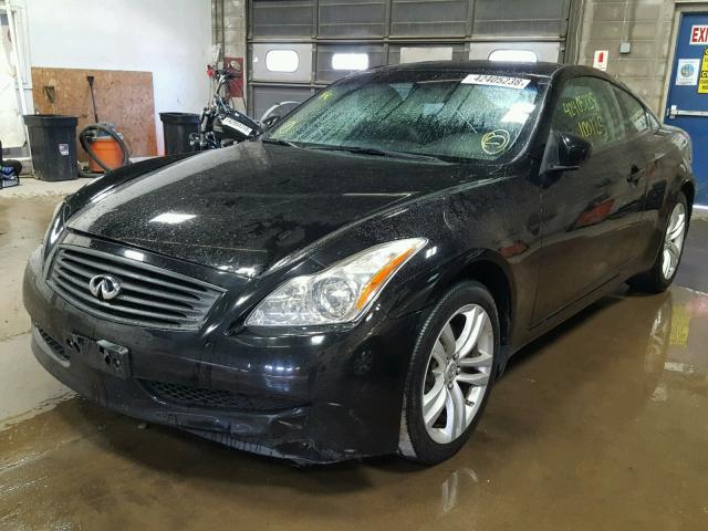 JN1CV6EL7AM153203 - 2010 INFINITI G37 BLACK photo 2