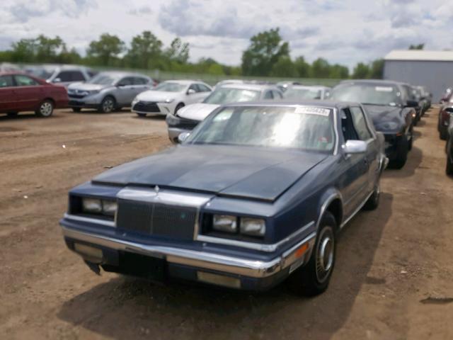 1C3BU6637JD152499 - 1988 CHRYSLER NEW YORKER BLUE photo 2