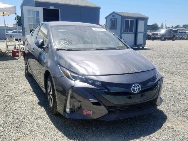JTDKARFPXH3064877 - 2017 TOYOTA PRIUS PRIM ნაცრისფერი ფოტო 1