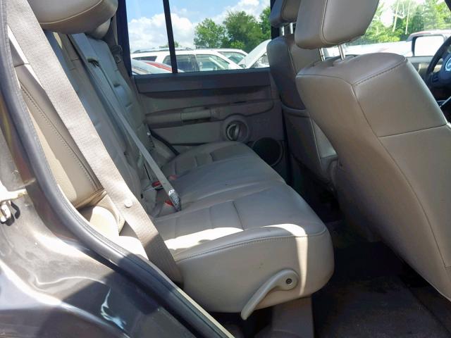 1J8HG48N46C352536 - 2006 JEEP COMMANDER BROWN photo 6