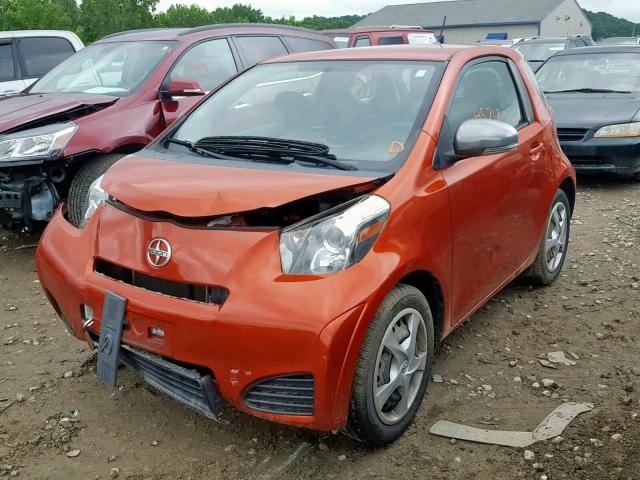 JTNJJXB0XCJ020404 - 2012 TOYOTA SCION IQ ORANGE photo 2