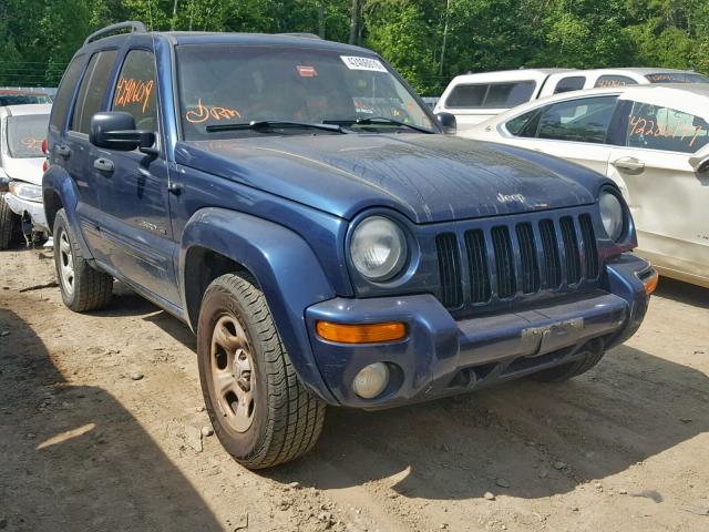 1J4GL58K63W677431 - 2003 JEEP LIBERTY LI BLUE photo 1