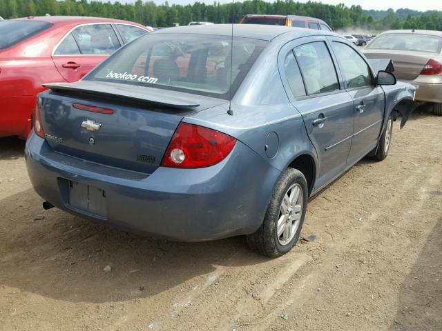 1G1AL55F967649133 - 2006 CHEVROLET COBALT LT BLUE photo 4