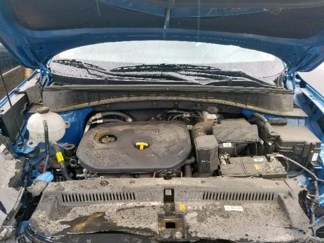 KM8J33A4XJU621511 - 2018 HYUNDAI TUCSON SEL BLUE photo 7