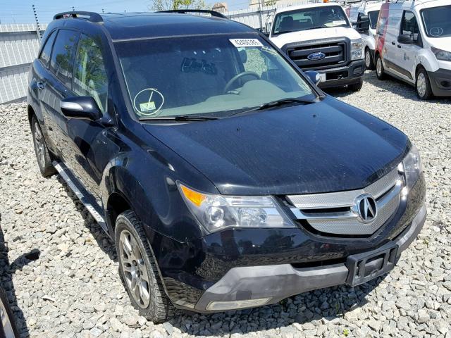 2HNYD28279H519090 - 2009 ACURA MDX BLACK photo 1