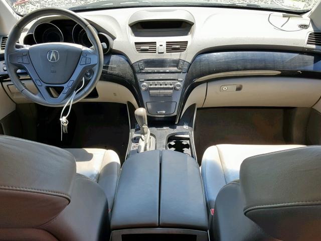 2HNYD28279H519090 - 2009 ACURA MDX BLACK photo 9