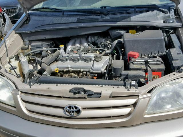 4T3ZF13C42U414155 - 2002 TOYOTA SIENNA LE TAN photo 7