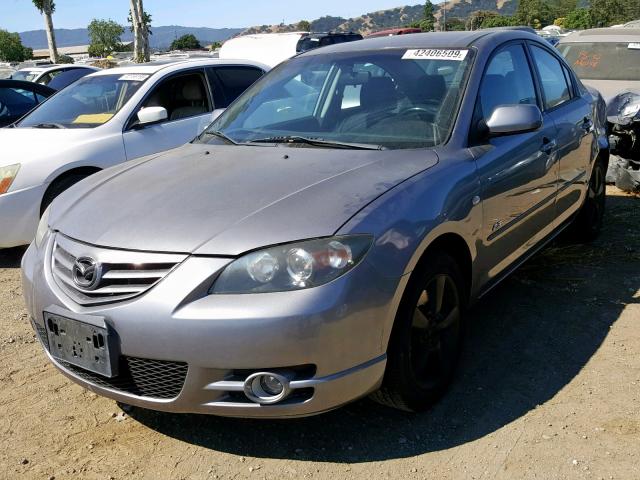 JM1BK323751290167 - 2005 MAZDA 3 S GRAY photo 2