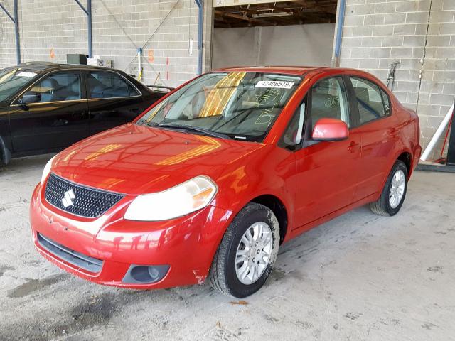 JS2YC5A35C6304111 - 2012 SUZUKI SX4 LE RED photo 2