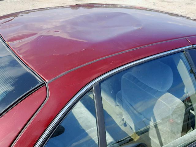 2G1WL52J6Y1127266 - 2000 CHEVROLET LUMINA MAROON photo 9