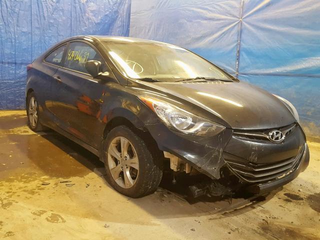 KMHDH6AE6DU012784 - 2013 HYUNDAI ELANTRA CO BLACK photo 1