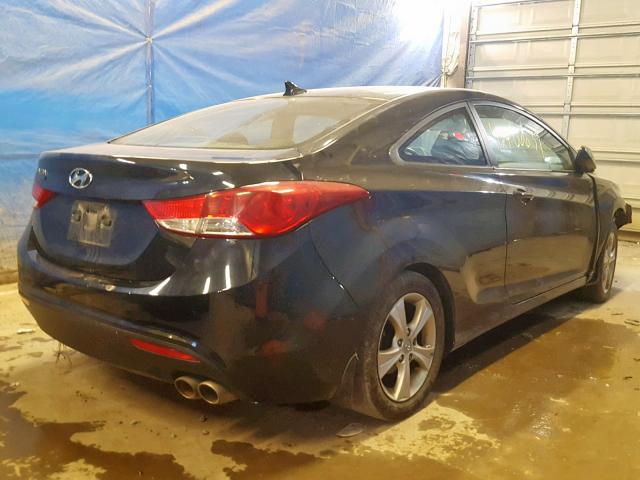 KMHDH6AE6DU012784 - 2013 HYUNDAI ELANTRA CO BLACK photo 4