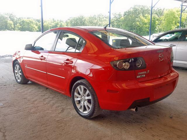 JM1BK323071621612 - 2007 MAZDA 3 S RED photo 3