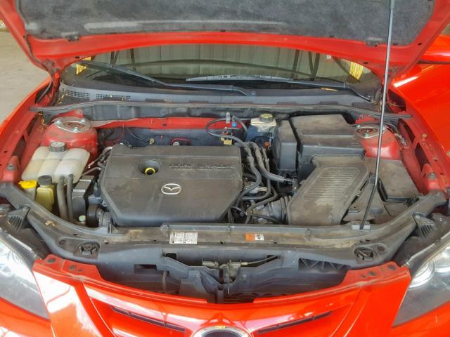 JM1BK323071621612 - 2007 MAZDA 3 S RED photo 7