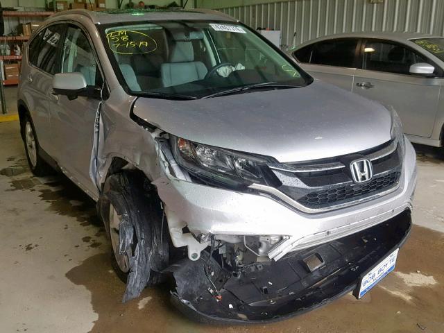 2HKRM3H71FH559535 - 2015 HONDA CR-V EXL SILVER photo 1