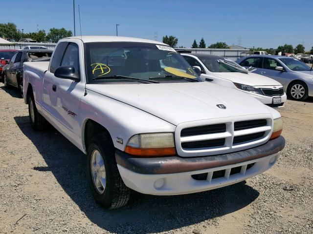 1B7GL22X0WS530848 - 1998 DODGE DAKOTA WHITE photo 1