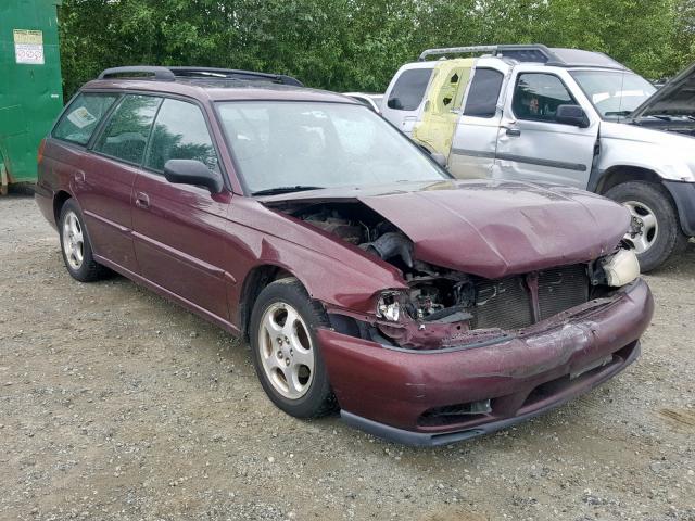 4S3BK4354X7310977 - 1999 SUBARU LEGACY L MAROON photo 1