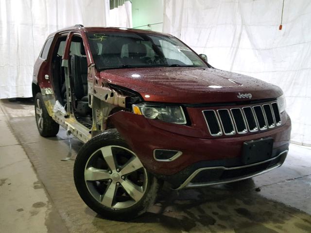 1C4RJFBG5FC662763 - 2015 JEEP GRAND CHER RED photo 1