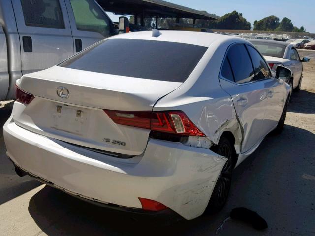 JTHBF1D22F5056413 - 2015 LEXUS IS 250 WHITE photo 4