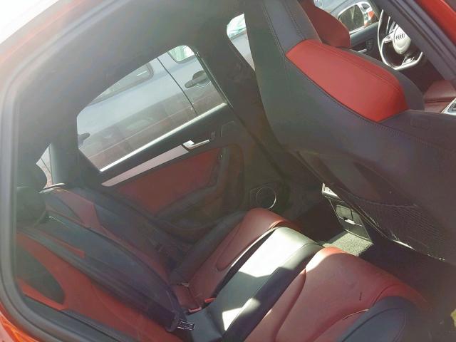 WAUKGAFLXFA040663 - 2015 AUDI S4 PRESTIG RED photo 6