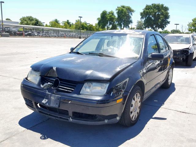 3VWRK69M72M057643 - 2002 VOLKSWAGEN JETTA GL BLACK photo 2