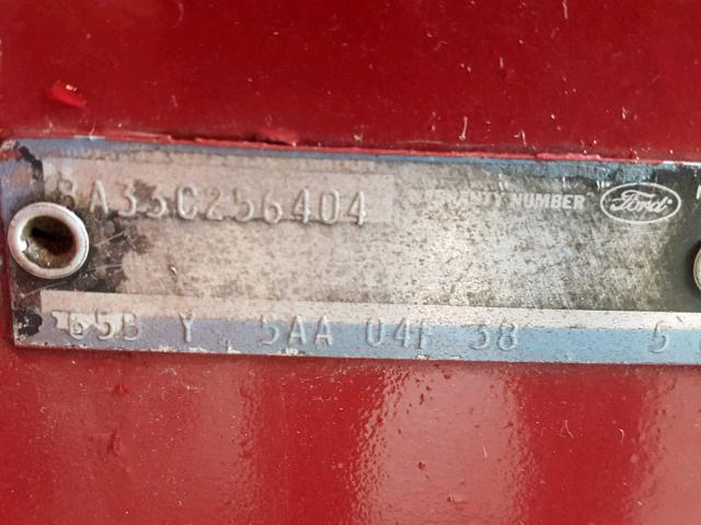 8A33C256404 - 1968 FORD FAIRLANE RED photo 10