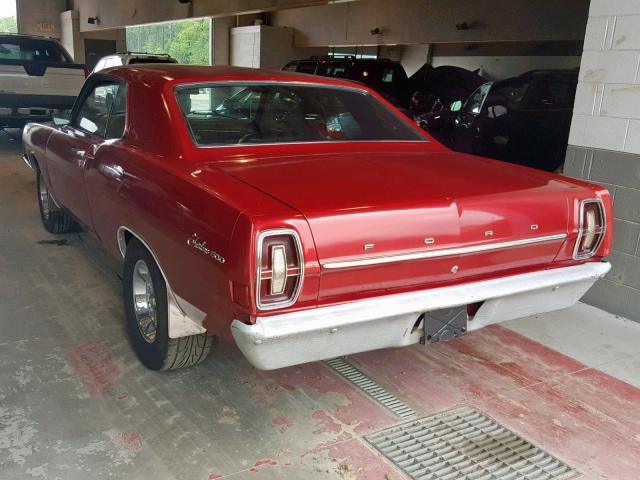 8A33C256404 - 1968 FORD FAIRLANE RED photo 3