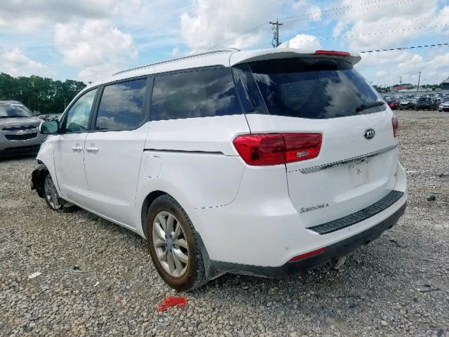 KNDMB5C17K6538238 - 2019 KIA SEDONA LX GRAY photo 3