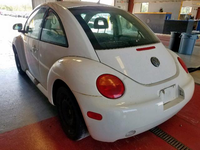 3VWCC21C0XM474544 - 1999 VOLKSWAGEN NEW BEETLE თეთრი ფოტო 3