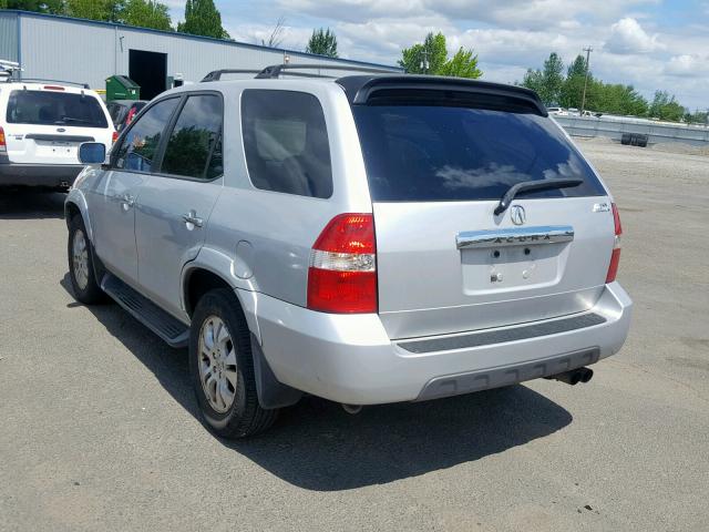 2HNYD18753H504861 - 2003 ACURA MDX TOURIN SILVER photo 3