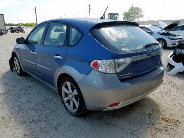 JF1GH6D65AH801170 - 2010 SUBARU IMPREZA OU BLUE photo 3