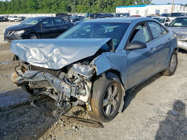 1G2ZF58B974113378 - 2007 PONTIAC G6 VALUE L BLUE photo 2