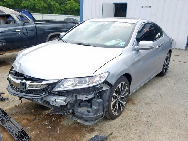 1HGCT1B83GA005888 - 2016 HONDA ACCORD EXL SILVER photo 2