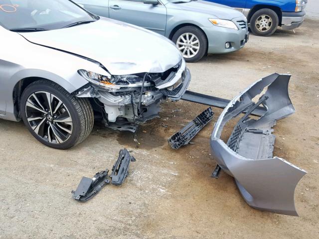 1HGCT1B83GA005888 - 2016 HONDA ACCORD EXL SILVER photo 9